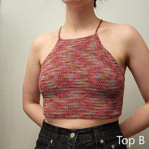 Crochet Crochet Halter Crop Top